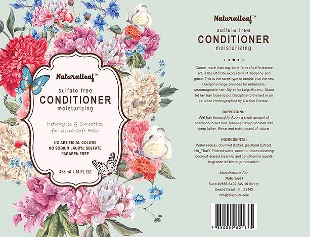 Nutraleaf Conditioner - Sample compliance report